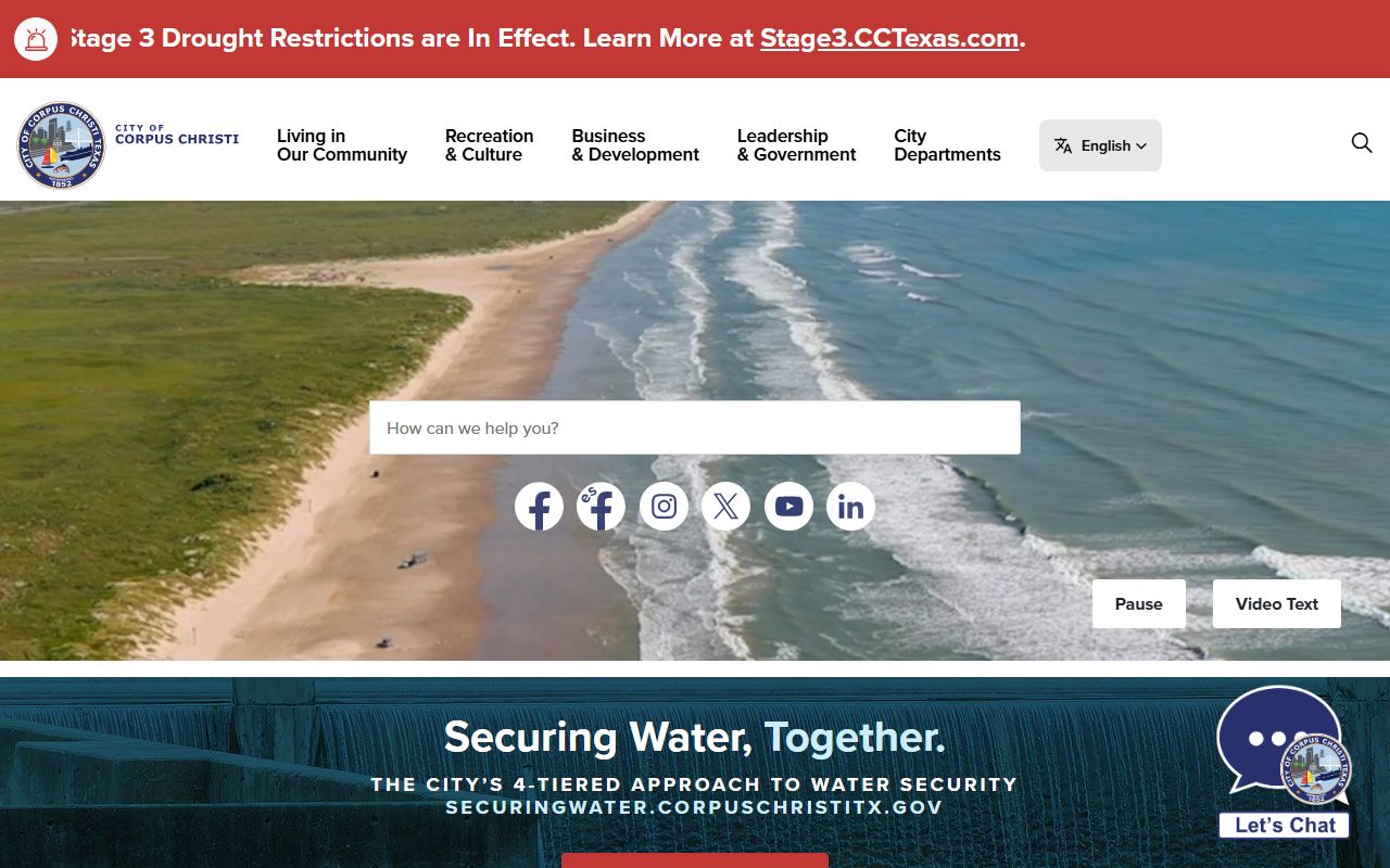 Corpus Christi City Secretary phone directory