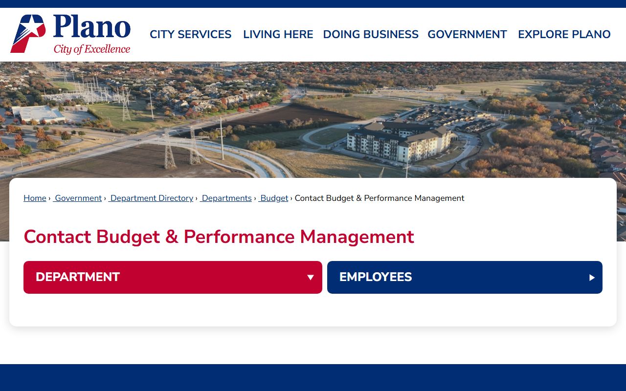 Plano City Secretary phone directory