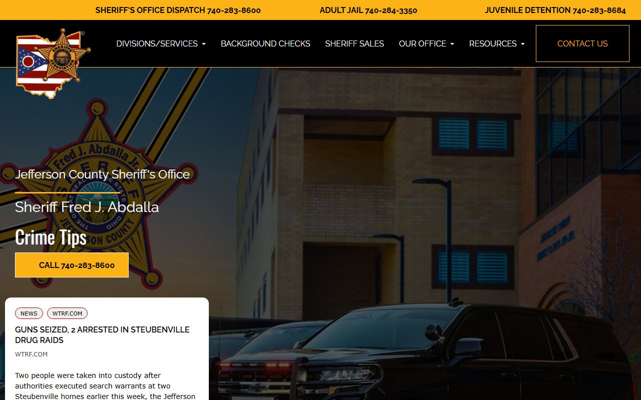 Jefferson County phone directory sheriff records search