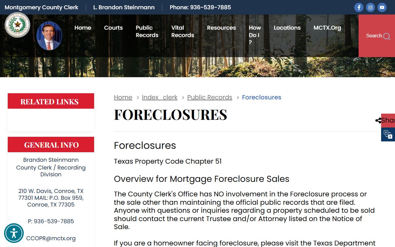 Montgomery County records for Conroe phone directory searches